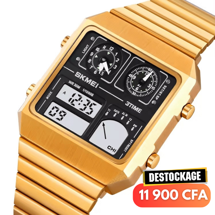 SKME 2024 Montre de sport pour Homme -CI