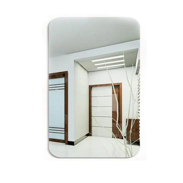 Ensemble d'Autocollants Muraux et Miroir Acrylique 3D-GNK