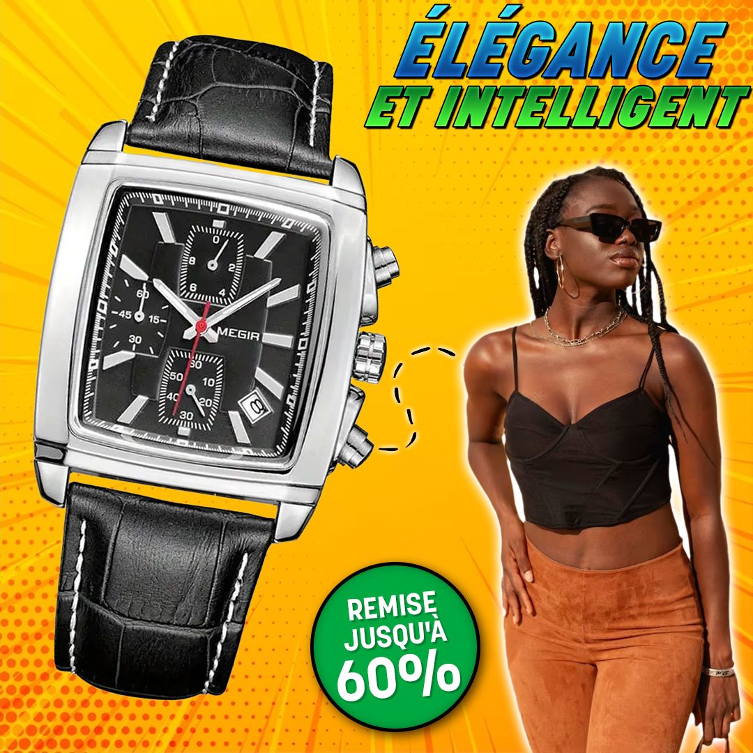 Montre MEGIR de luxe pour homme-CNG
