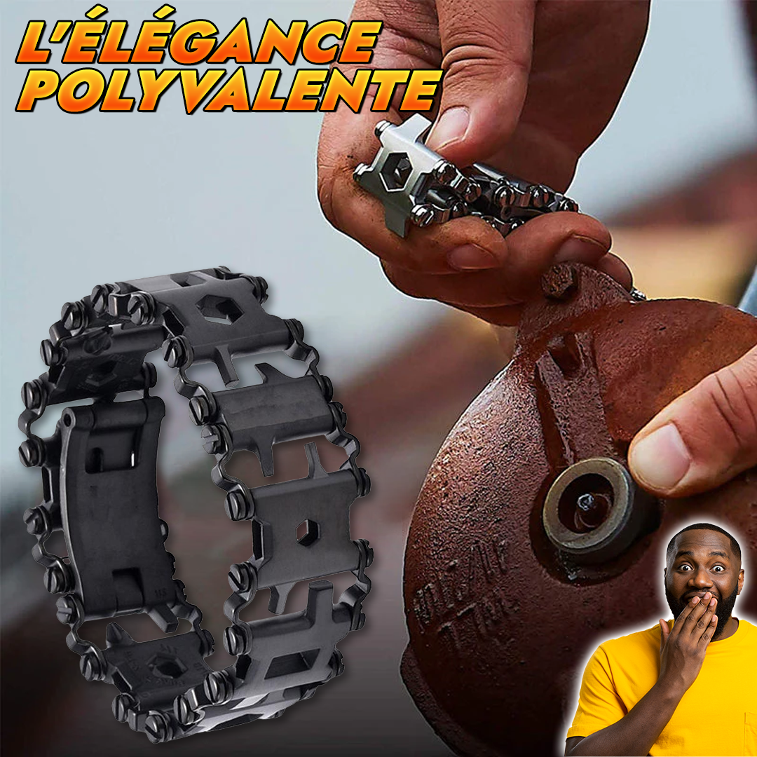 🔧Bracelet multifonctionnel en acier inoxydable 29-en-1-RDC