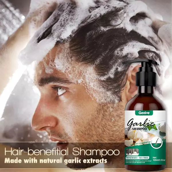 Shampooing à l'ail - croissance des cheveux-gabon