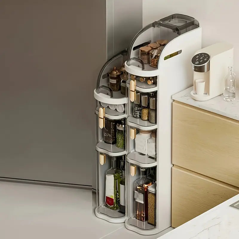 Armoire de Rangement Utilitaire à Étagères Coulissantes -COD
