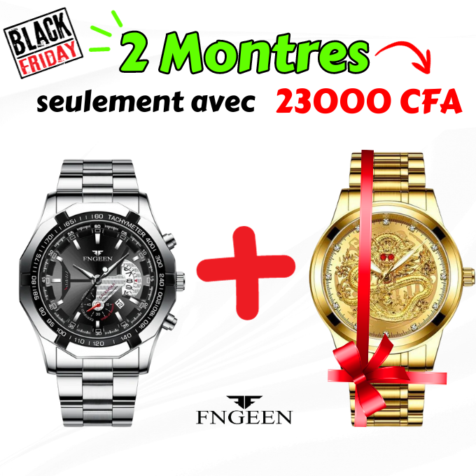 Montre FNGEEN+Montre DRAGON Gratuite -GB