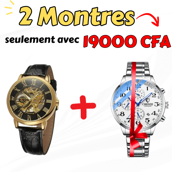 Montre Forsining+Montre CHARM Gratuite-CI
