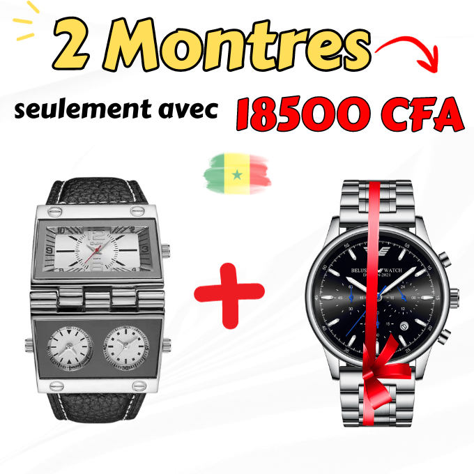 Montre OULM + Montre Belushi Gratuite -SN
