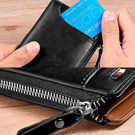 Portefeuille Protection RFID anti-vol - NOIR