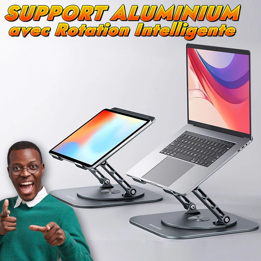 Support pour ordinateur portable rotatif à 360°-COD