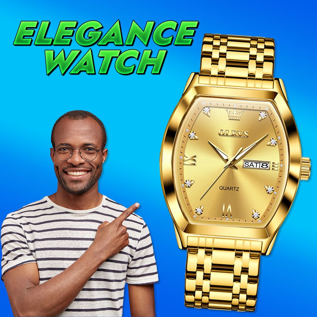 OLEVS-Montre-bracelet à quartz pour homme-RDC