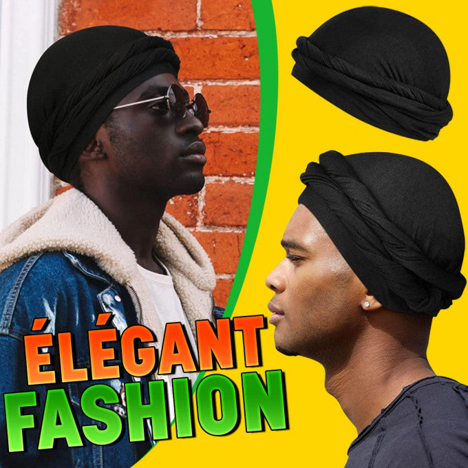 Turban avec doublure en Satin élastique pour homme-COD