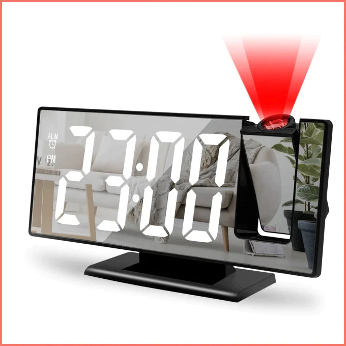 Mini Alarme Led avec Projecteur de temps - miroir-GN